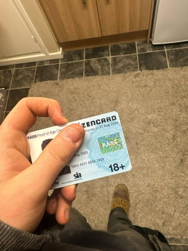 5 UK Citizen Card – Official PASS Proof of Age & Photo ID Card